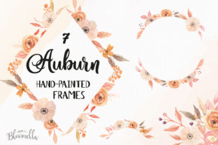 7 Watercolour Auburn Autumn Leaf for Brand Identity and Local Business Design