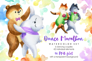 Dance Marathon Watercolor Animals Set Review for Real Projects