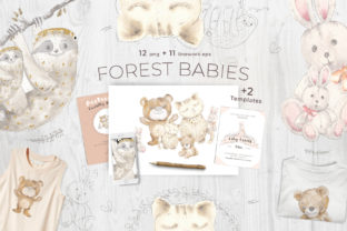 Forest Babies Embroidery Design