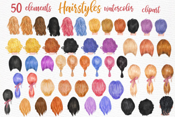 Hairstyles Clipart Custom Hairstyle Wate