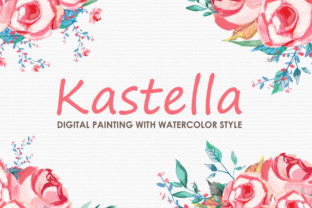 Kastella Watercolor Floral Style Clipart Review: Real Project Use Insights