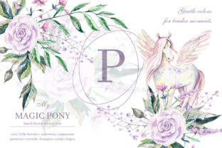 My Magic Pony Watercolor Graphic Kit: A Fresh Illustrations Boost for Content Creators