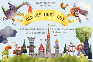 Old Old Fairy Tale Illustrations: A Timeless Graphic Design Asset for Branding