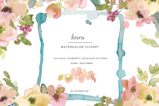 Watercolor Soft Blush and Lemon Floral Clipart: A Practical Illustration for Digital Sellers